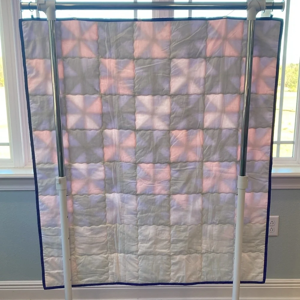 Handmade Butterfly Pinwheel Lap or Crib Quilt